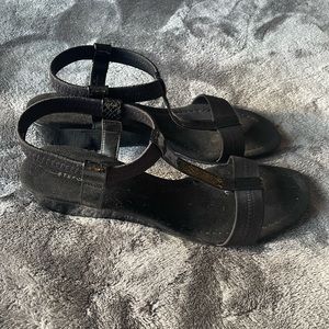Brand new Alfani Step Flex sandals. Black. Size 9.